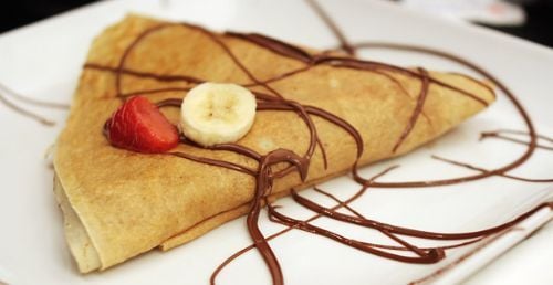 Receita Crepe Doce