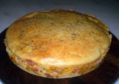 Receita Torta de Arroz com Requeijão