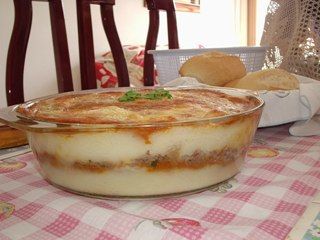 Receita Torta de Purê com Frango