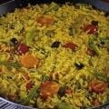 Receita Paella com Legumes