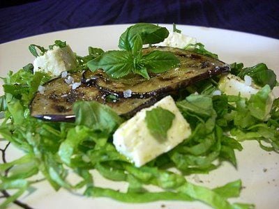 Receita Salada de Beringela Crocante