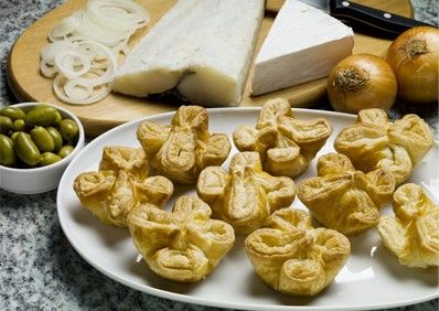 Receita Mini Tulipas de Bacalhau e Queijo Brie