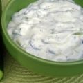 Receita Tzatziki (iogurte com Pepinos)