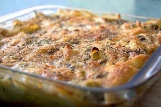 Receita Macarrão Assado