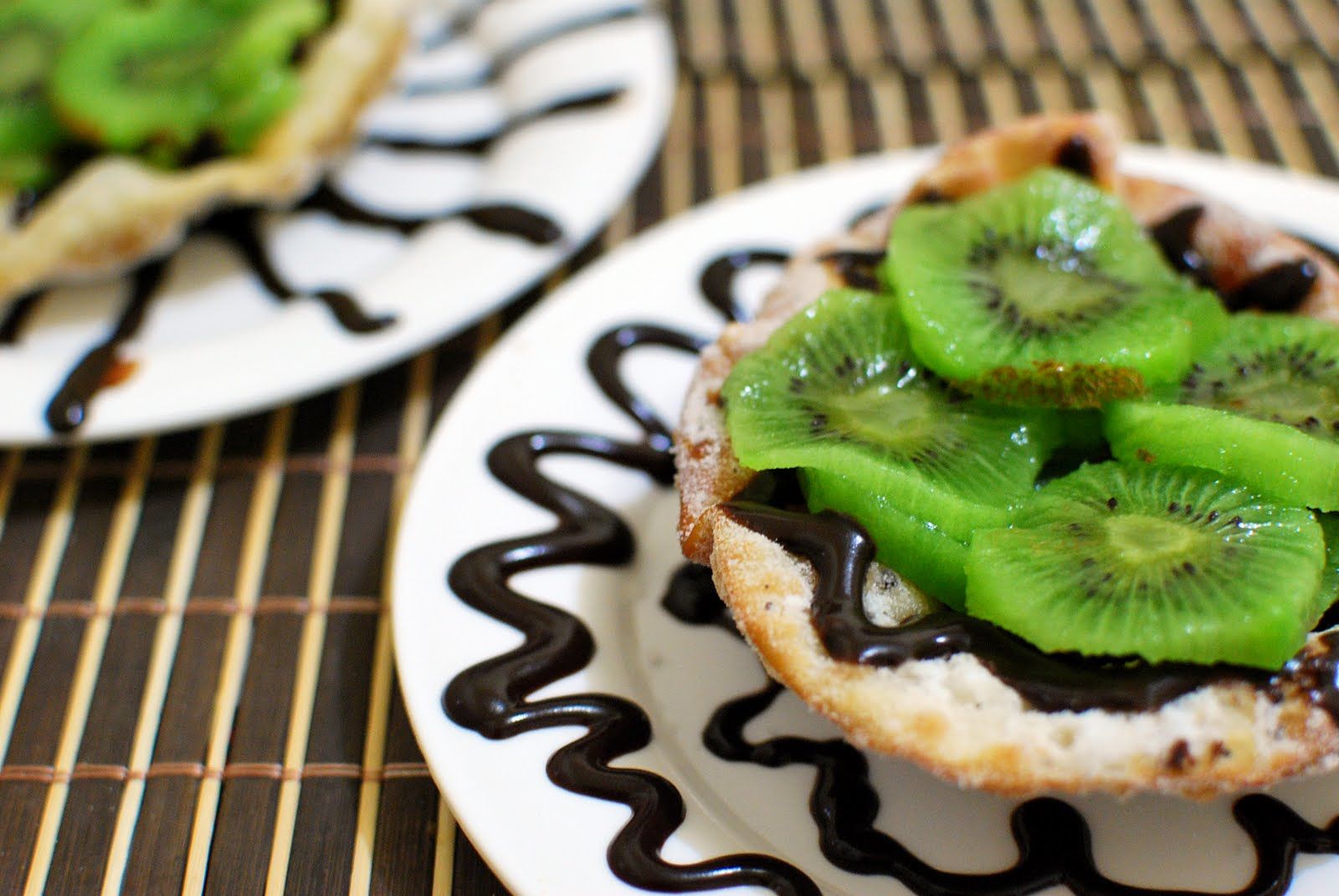 Receita Tortinha de Kiwi com Massa de Pastel