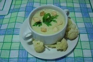 Receita Sopa Fria de Couve-flor