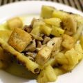 Receita Shitake e Tofu Grelhado no Abacaxi