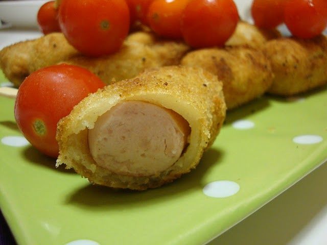 Receita Croquetes Fingidos de Salsicha