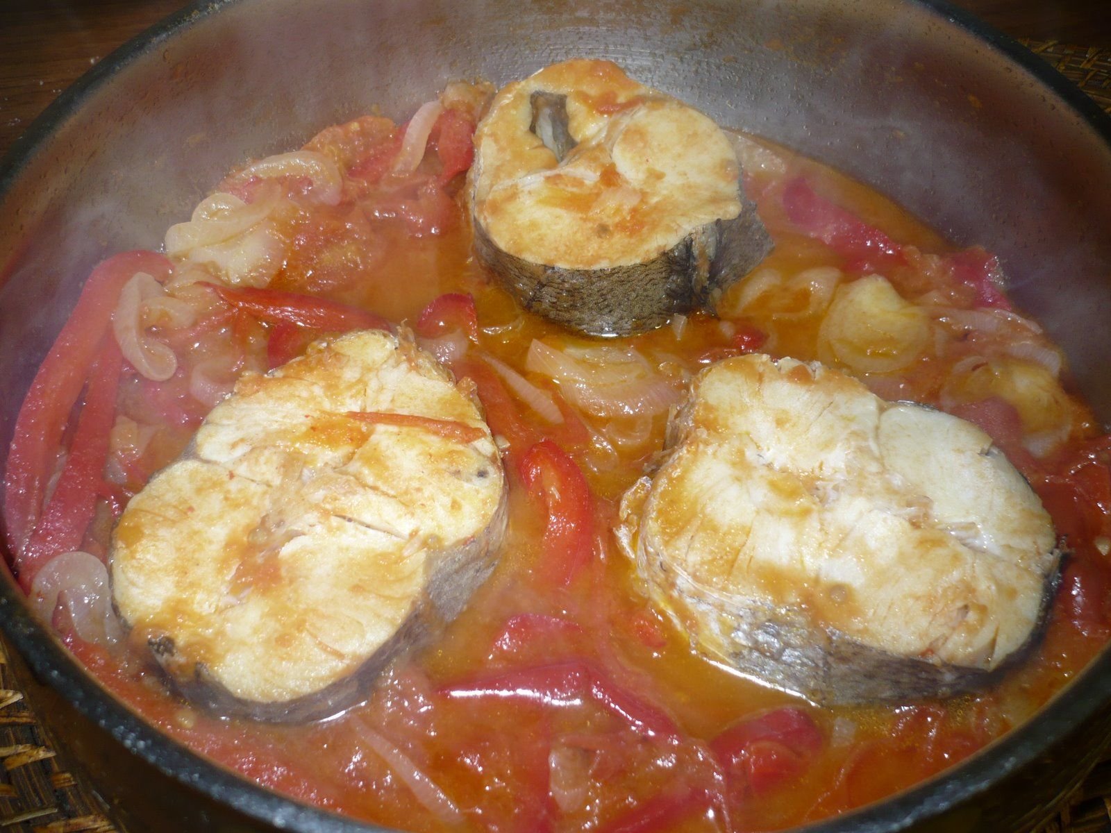 Receita Pescada no Tacho