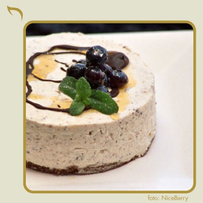 Receita Cheesecake de Blueberry