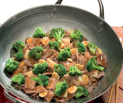 Receita Carne Bovina com Brócolis