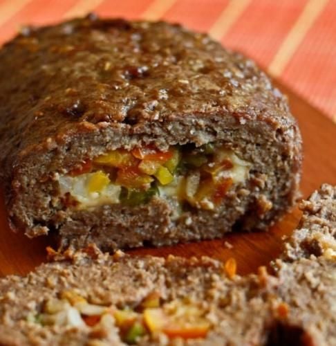 Receita Bolo de Carne Moída com Legumes