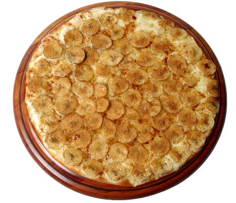 Receita Pizza de Banana