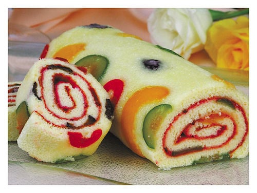 Receita Rocambole de Frutas