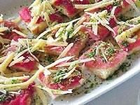 Receita Canapé de Carpaccio