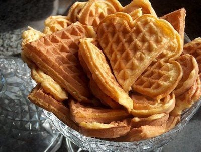 Receita Waffles de Inverno