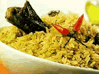 Receita Arroz com Costeleta de Cordeiro