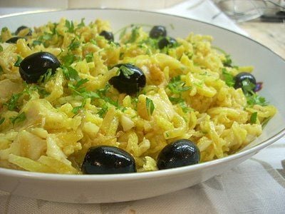 Receita Bacalhau à Brás