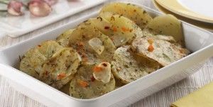 Receita Batata Gratinada com Ervas