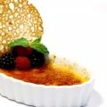 Receita Crème Brûlée de Gengibre ao Perfume de Laranja e Baunilha