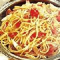 Receita Espaguete com Cebola e Presunto