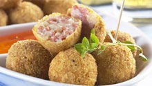 Receita Receita de Bolinho de Linguiça