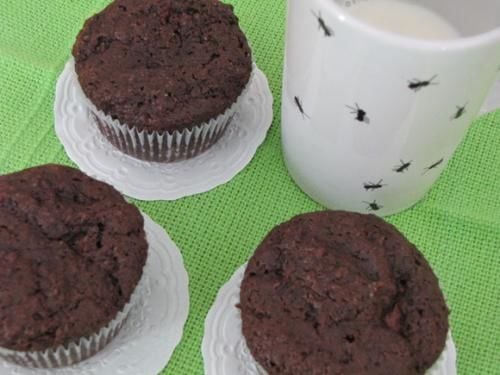 Receita Muffin de Chocolate com Recheio de Nutella