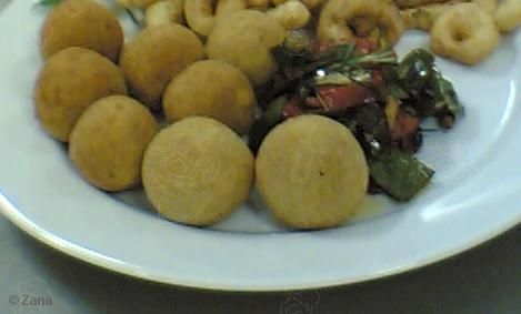 Receita Bolinho de Batata Recheado com Queijo e Presunto