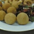 Receita Bolinho de Batata Recheado com Queijo e Presunto