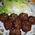 Receita Bolinho de Carne Moída e Escarola