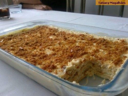 Receita Pavê de Paçoca