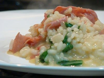 Receita Risoto de Parma e Rúcula