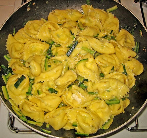 Receita Tortelli de Cogumelos Porto Belo e Ricota