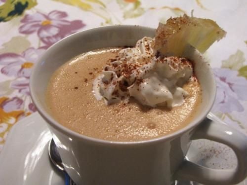 Receita Café Gelado com Sorvete de Abacaxi