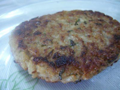 Receita Hamburguer de Arroz