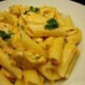 Receita Penne com Salmão e Queijo-creme