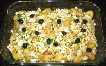 Receita Bacalhau à Gomes de Sá