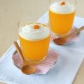 Receita Gelatina de Laranja com Chantilly