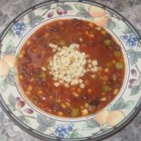 Receita Sopa de Tomate e Grão-de-bico