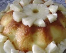 Receita Flan de Abacaxi