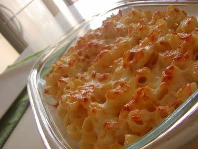 Receita Massa Gratinada com Molho de Queijo