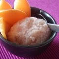 Receita Gelado de Pêssego e Iogurte