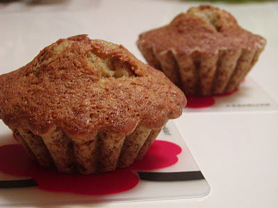 Receita Muffins de Banana e Nozes