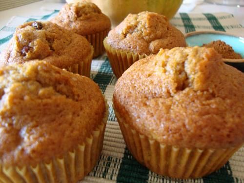 Receita Queques de Abóbora com Canela