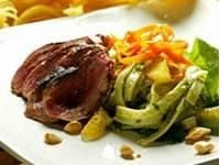 Receita Filé de Pato com Talharim ao Pesto