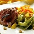 Receita Filé de Pato com Talharim ao Pesto