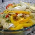 Receita Salada de Bacalhau com Azeitona e Ovo