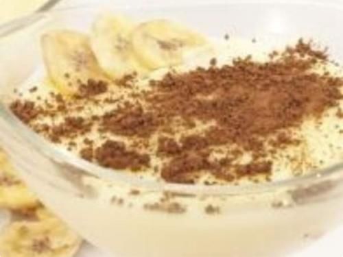 Receita Mousse de Banana