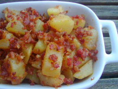 Receita Batatas com Chouriço