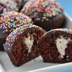 Receita Cupcake de Chocolate com Creme